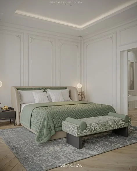 Matcha Latte Bedroom Design – Thiết Kế Phòng Ngủ Neo Classic 41.5m² Thanh Mát