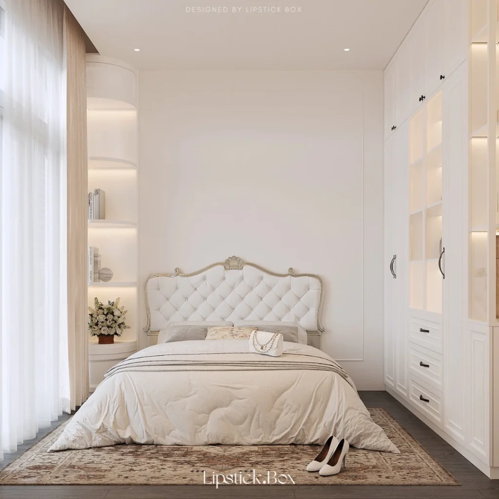 Ms. Ella Bedroom Thiết kế phòng ngủ 12m² Tân Cổ Điển tại Quận 11