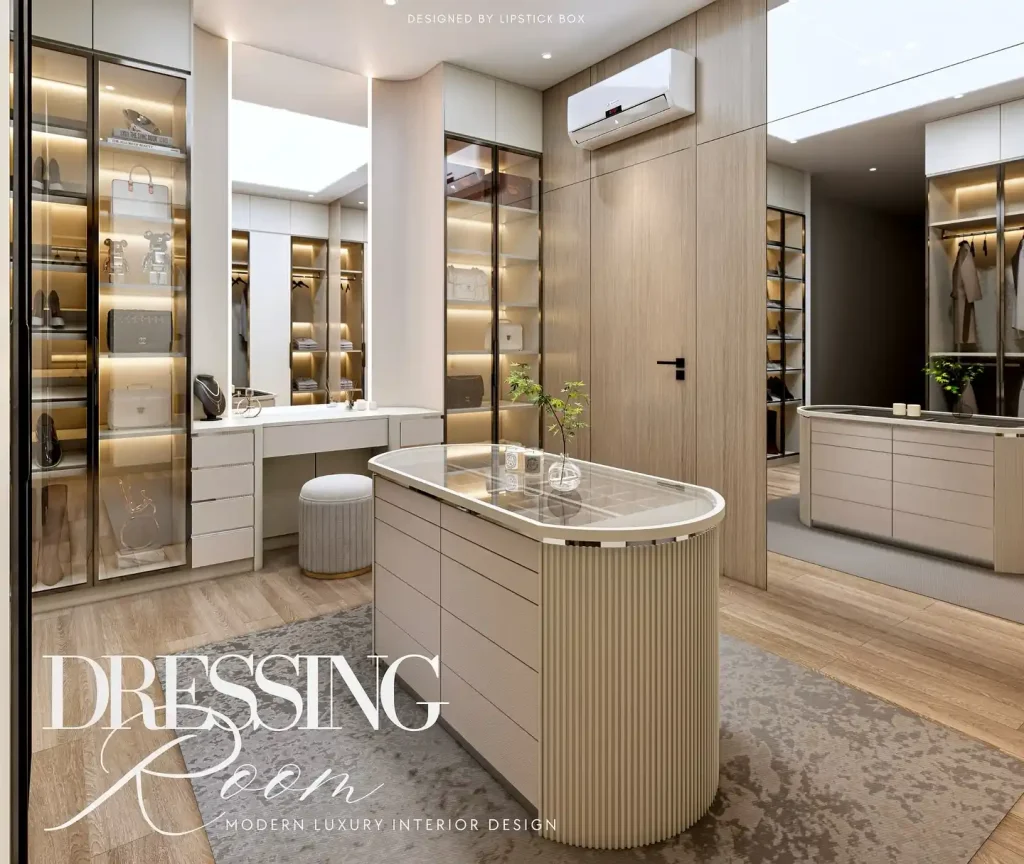 Phòng Thay Đồ Modern Luxury 15m²
